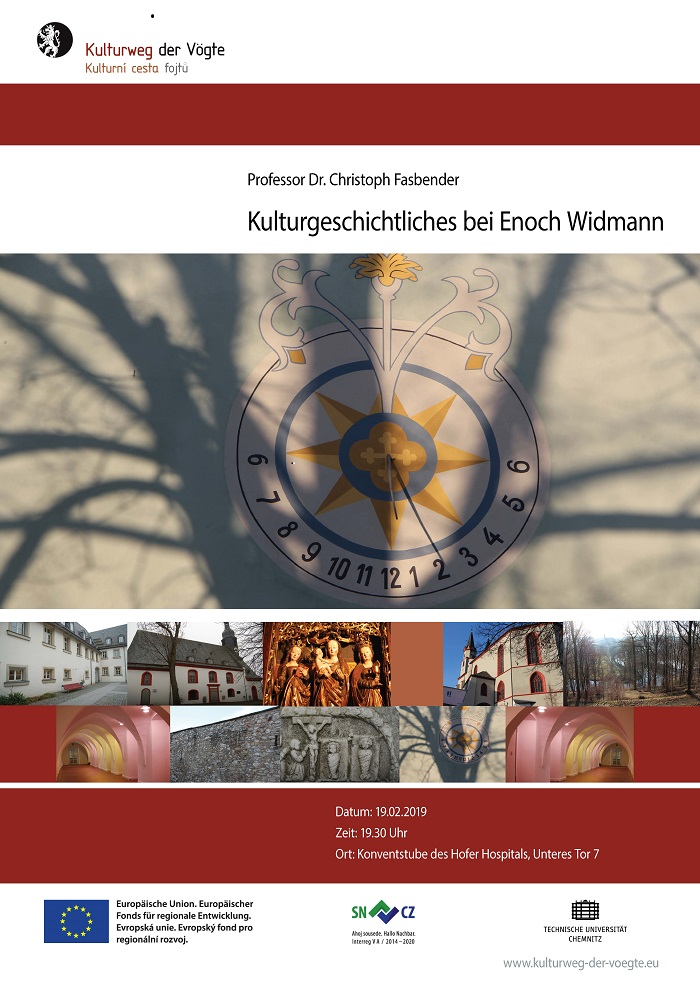 Plakat "Kulturgeschichtliches bei Enoch Widmann"
